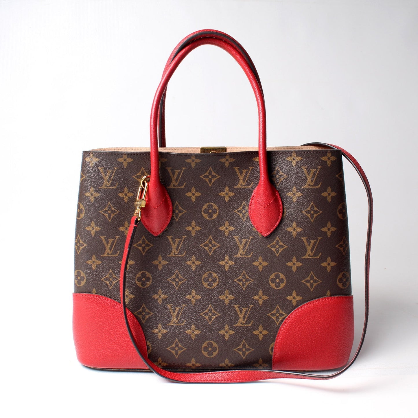 Louis Vuitton Flandrin Monogram Leather Handbag Leather 1