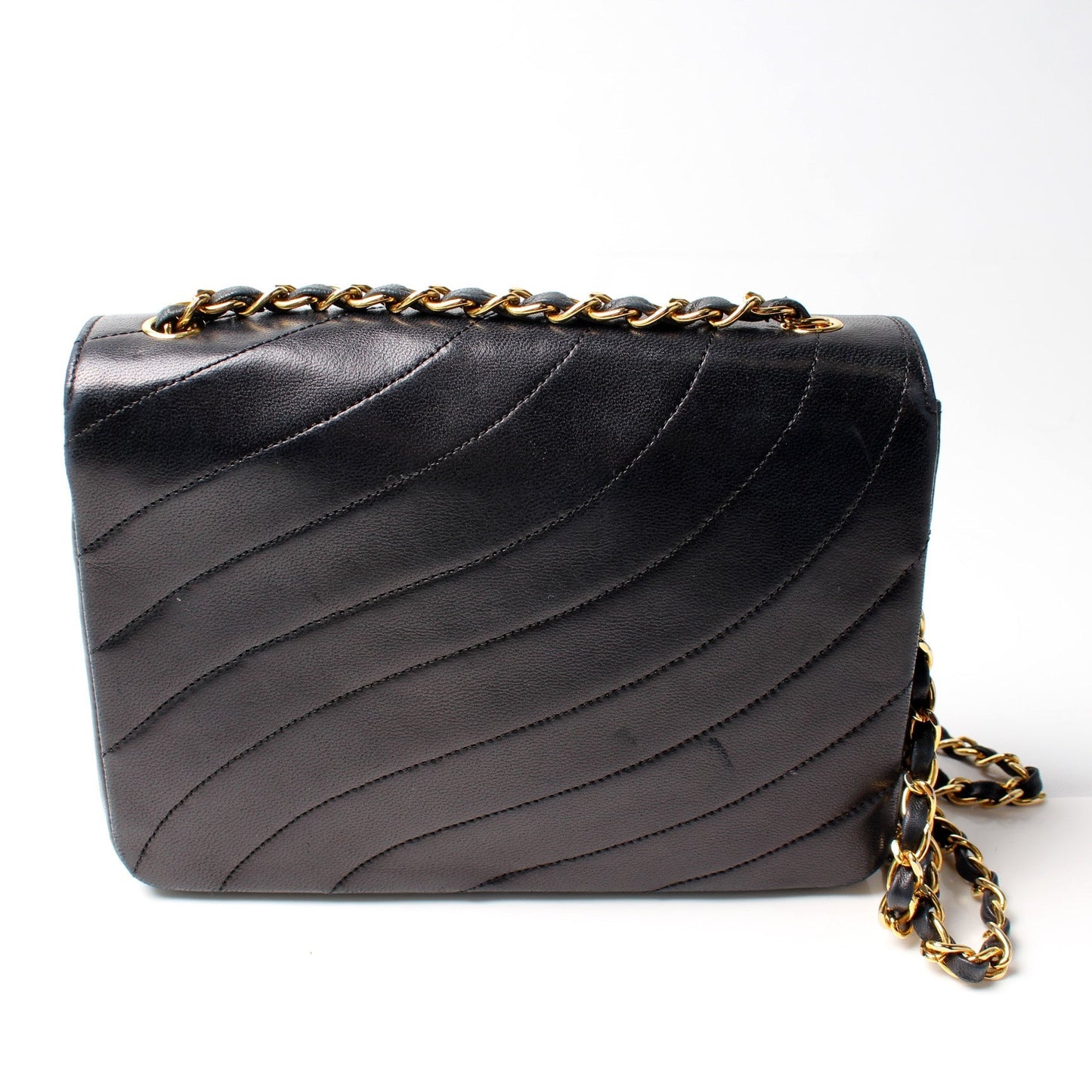 Chanel Flap Swirl Quilted Lambskin Handbag