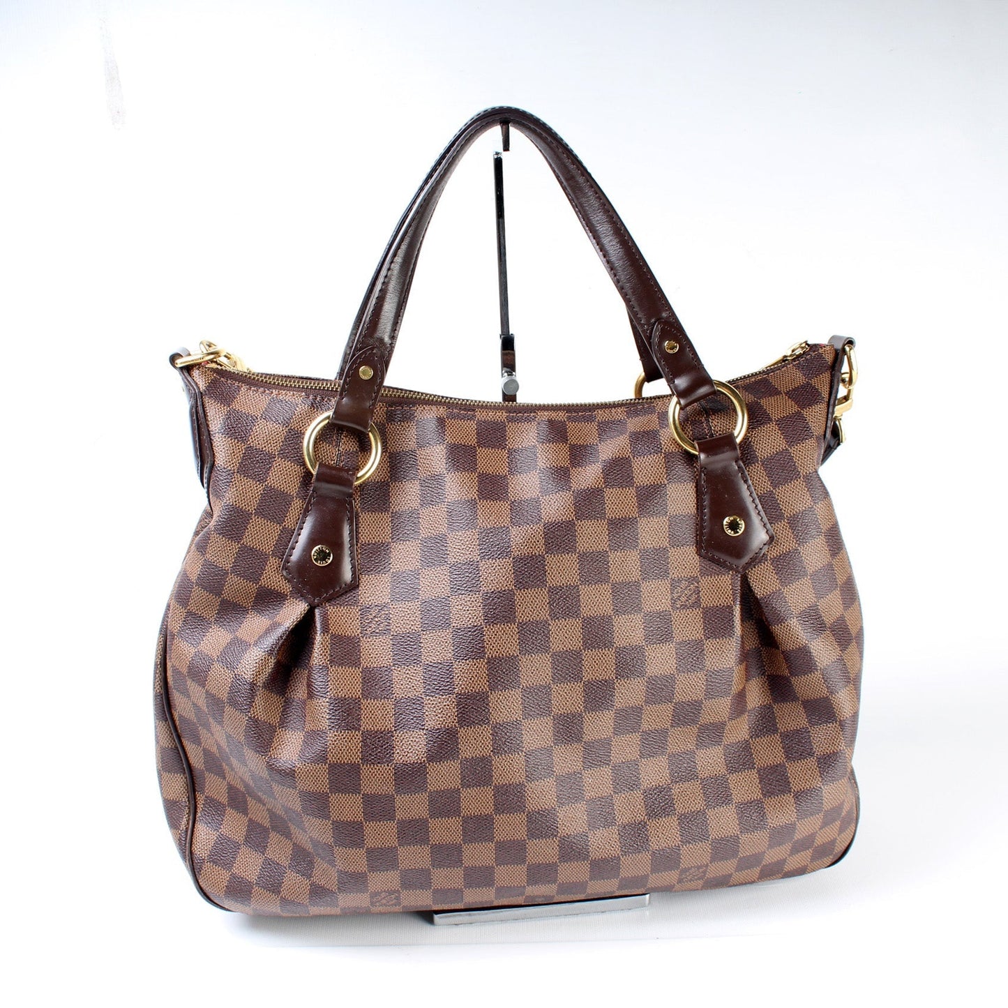 Louis Vuitton Evora MM Ebene Damier Handbag Ebene 7