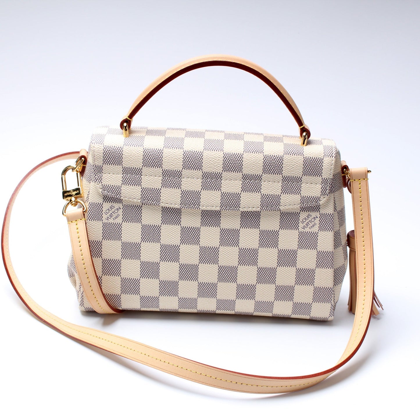 Louis Vuitton Croisette Azur Damier Handbag Azur 4