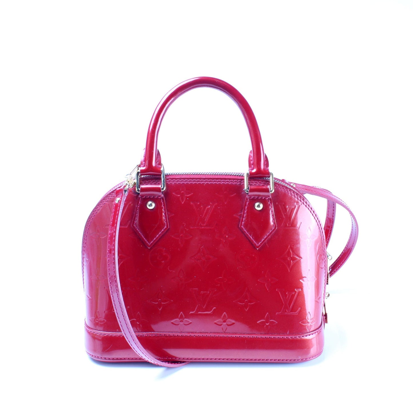 Louis Vuitton Alma BB Vernis Handbag Vernis 4