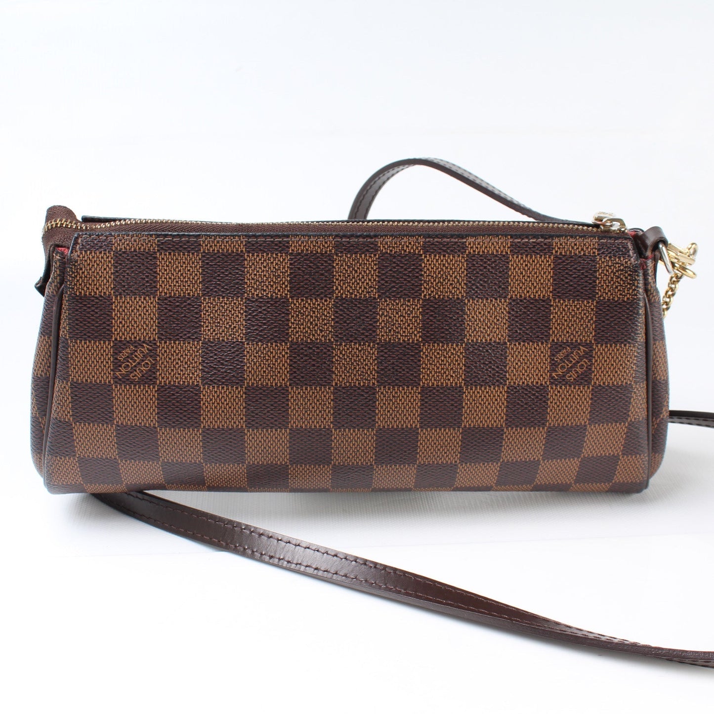 Louis Vuitton Eva Ebene Damier Clutch Bag Ebene 1