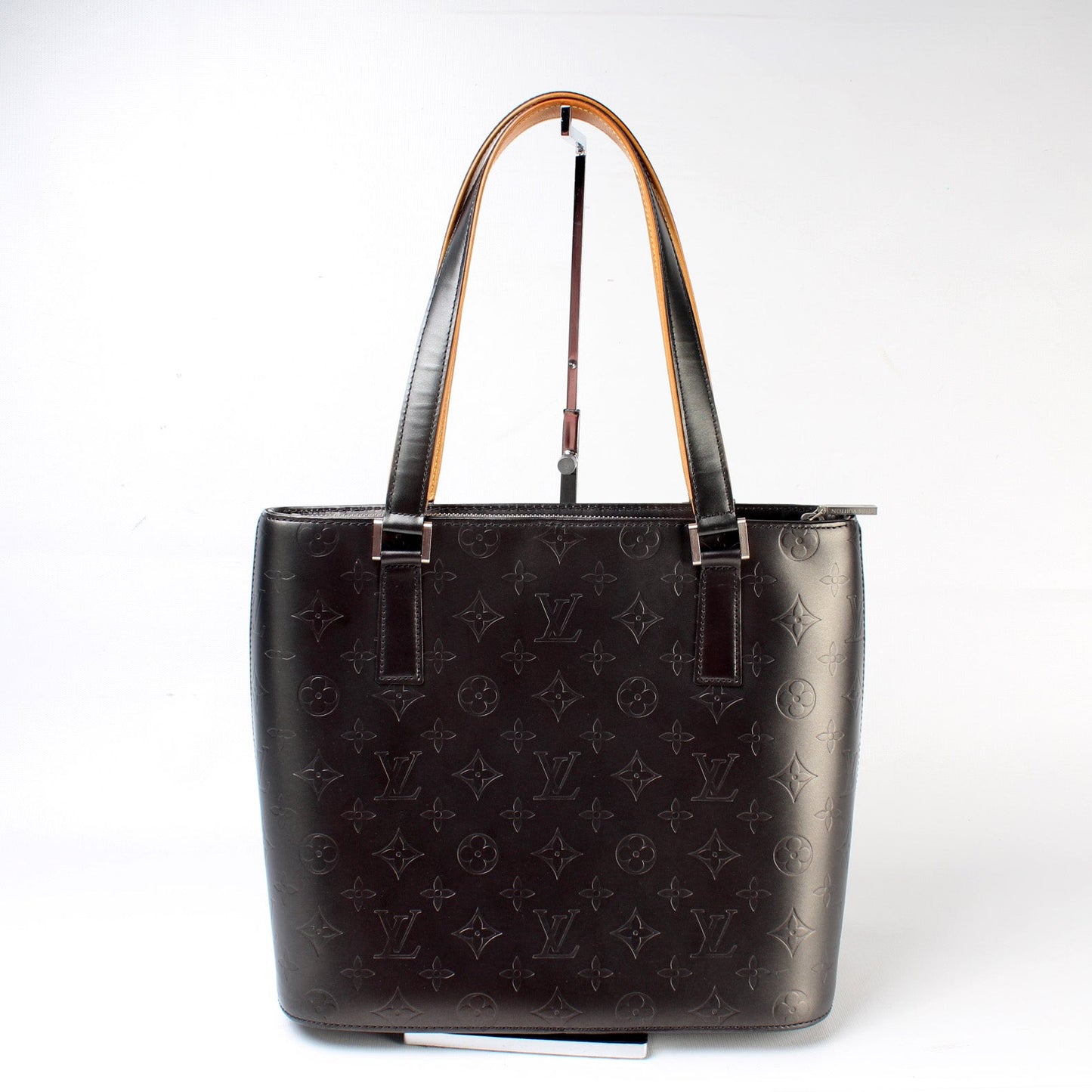 Louis Vuitton Stockton Mat Monogram Leather Handbag Leather 3