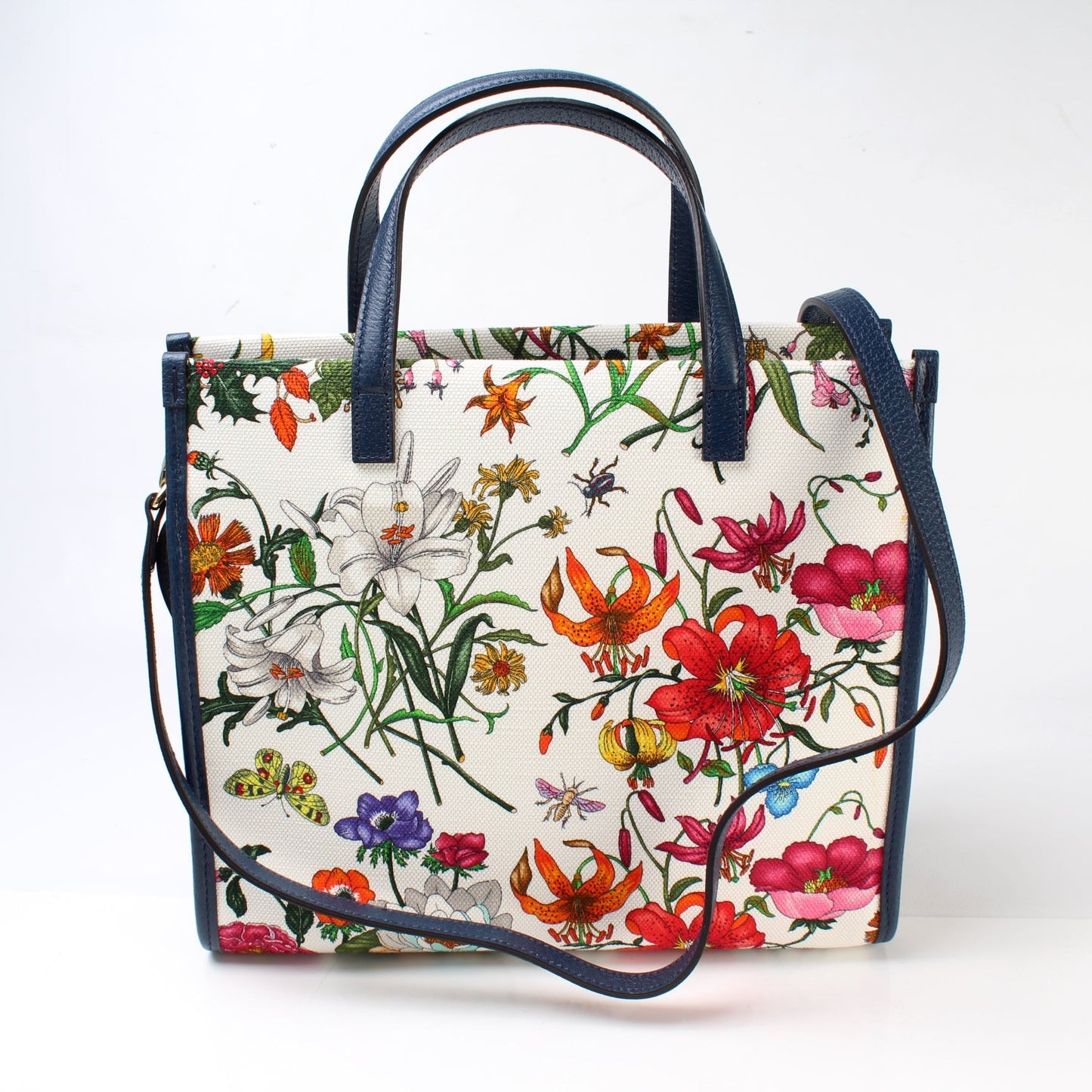 Gucci Flora Canvas Medium Tote Bag