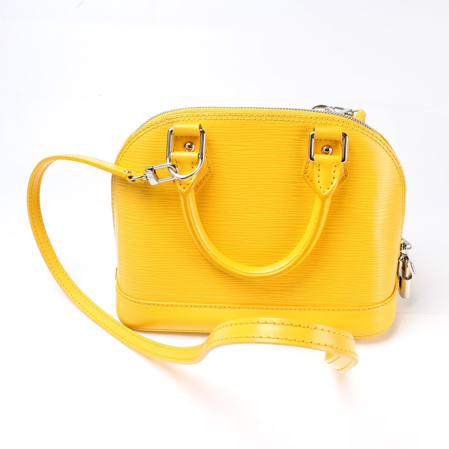 Louis Vuitton Alma BB Epi Handbag Epi 4