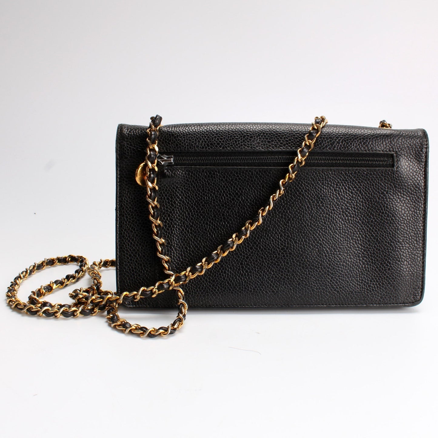 Chanel Timeless CC WOC Caviar 4M Clutch Bag