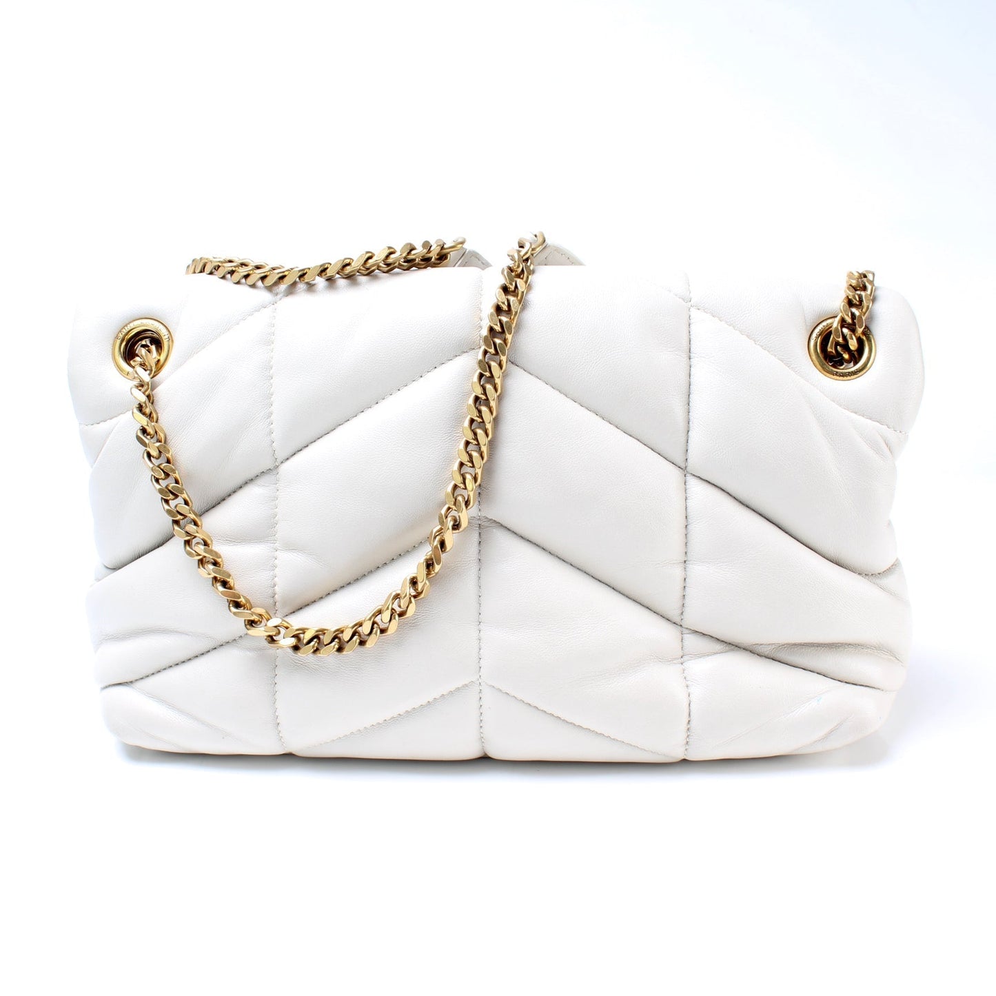 YSL Saint Laurent Puffer Bag Lambskin Quilted Small Travel Bag Small Lambskin 577478
