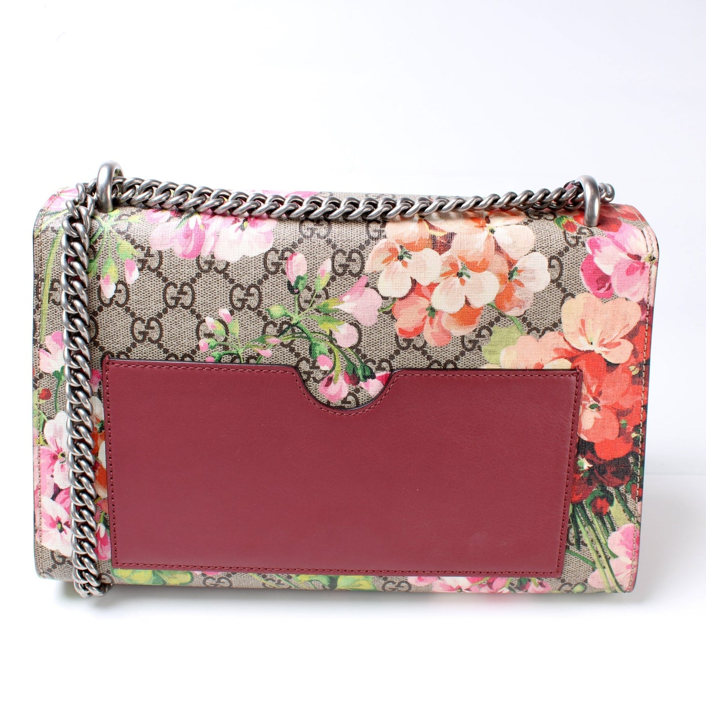 Gucci Padlock GG Supreme Blooms Medium Shoulder Bag