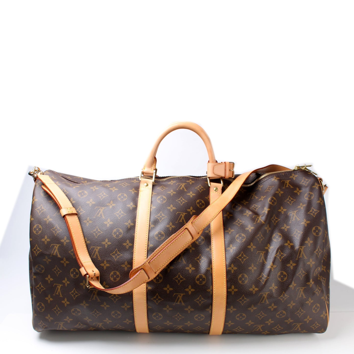 Louis Vuitton Keepall 60 Bandouliere Monogram Travel Bag Monogram 24