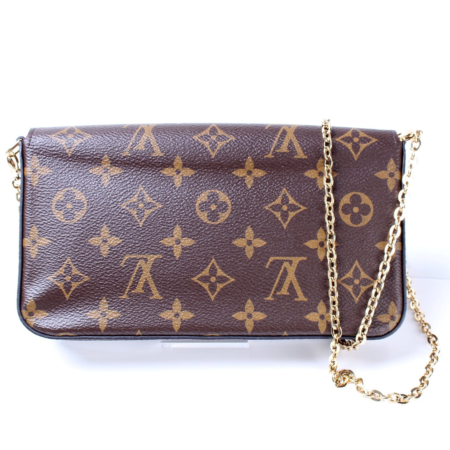 Louis Vuitton Pochette Felice Monogram Clutch Bag