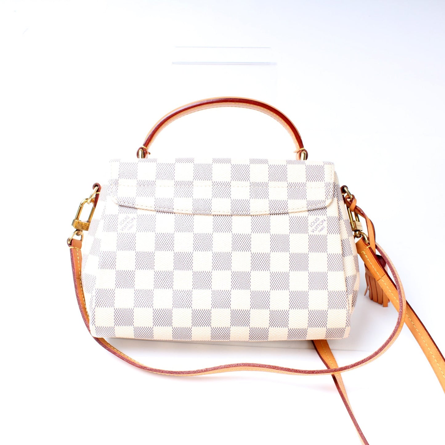 Louis Vuitton Croisette Azur Damier Handbag Azur 6