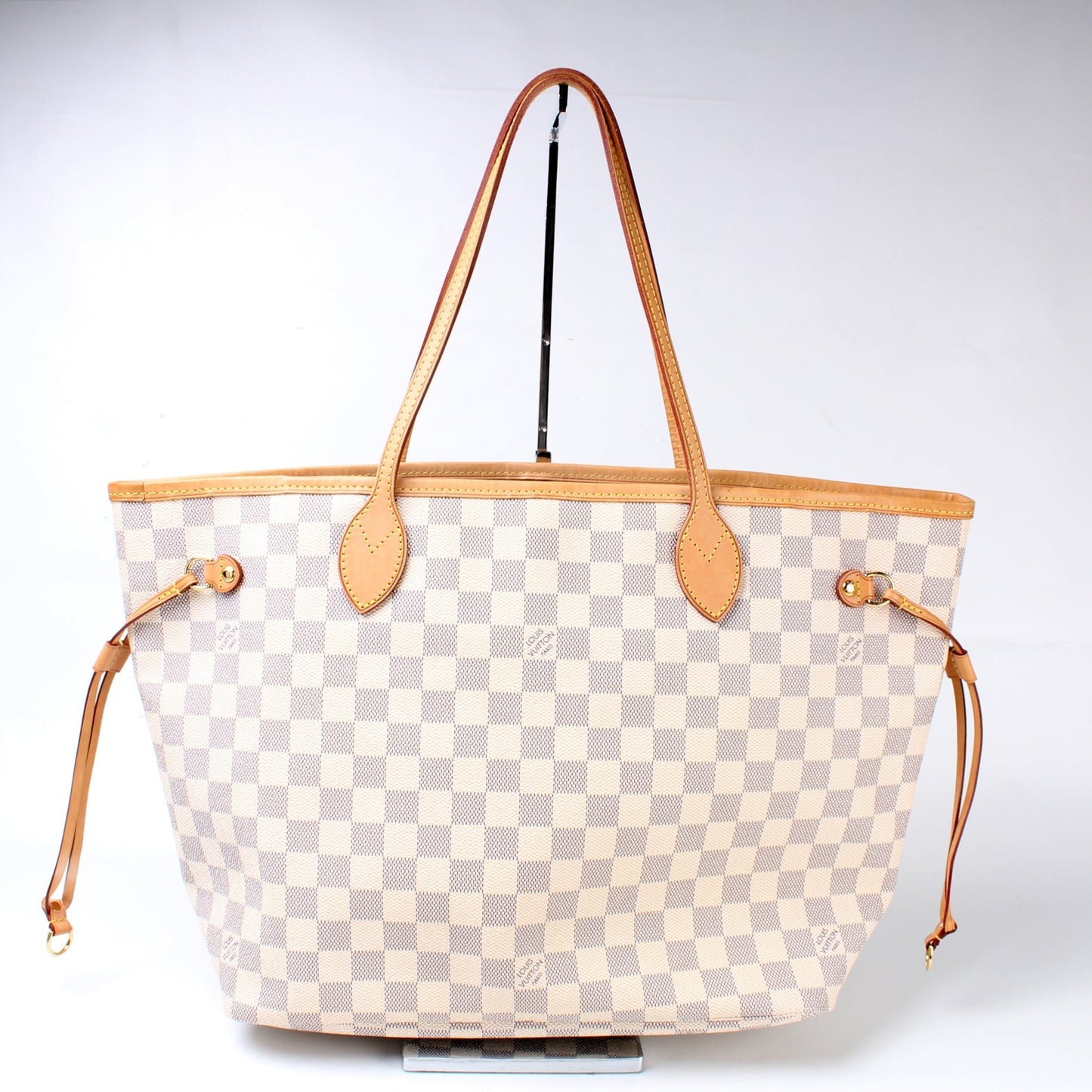 Louis Vuitton Neverfull MM Azur Damier Tote Bag Azur 85