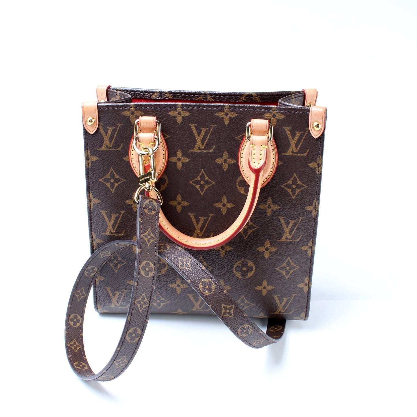 Louis Vuitton Sac Plat BB Monogram Handbag
