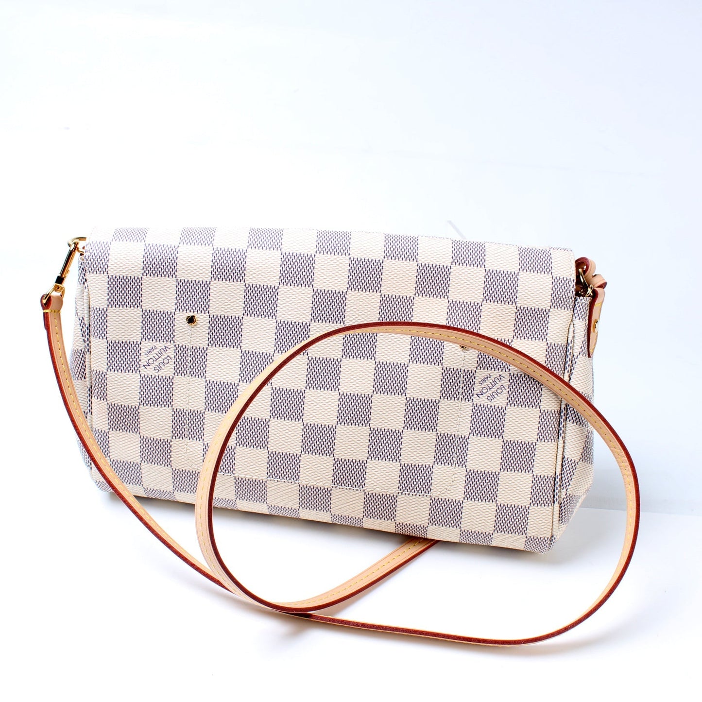Louis Vuitton Favorite MM Azur Damier Handbag Azur 15
