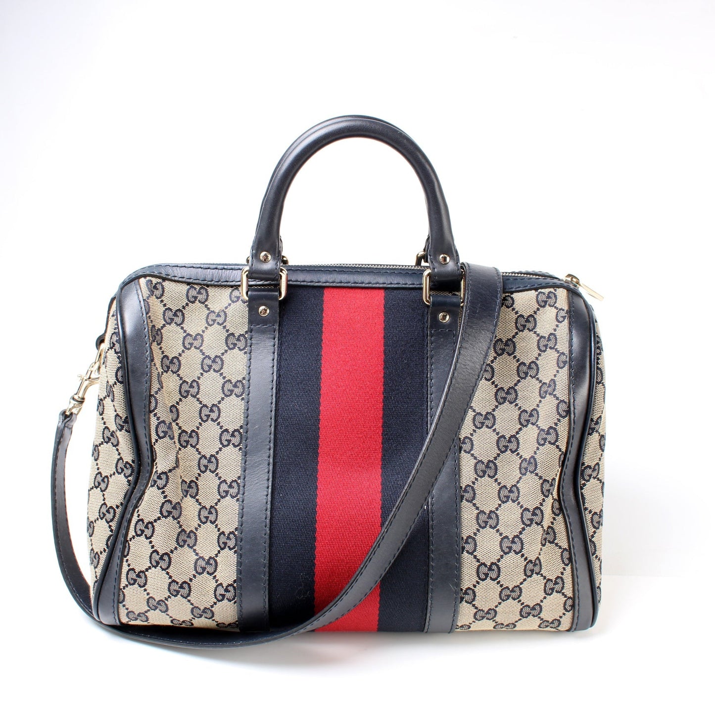 Gucci Boston Canvas Travel Bag Canvas 12