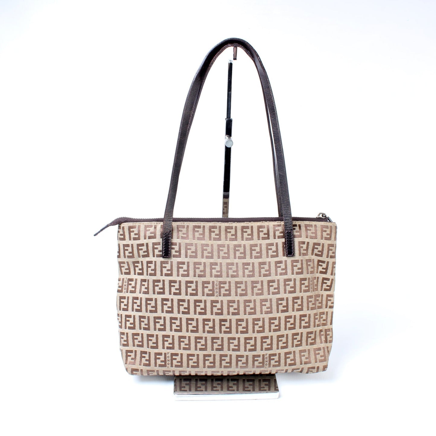Fendi 8Bh021 Zucchino Tote Bag Small Zip