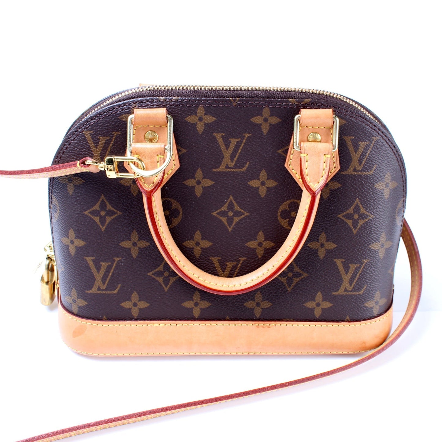 Louis Vuitton Alma BB Monogram Handbag Monogram 7
