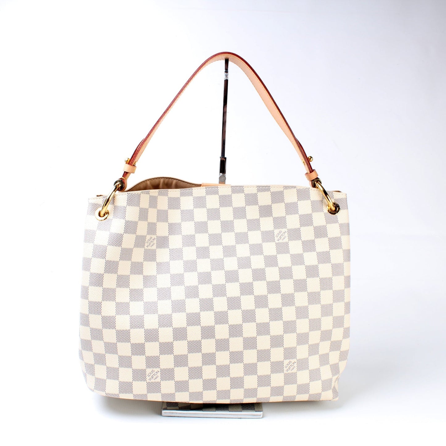 Louis Vuitton Graceful PM Azur Damier Handbag Azur 9