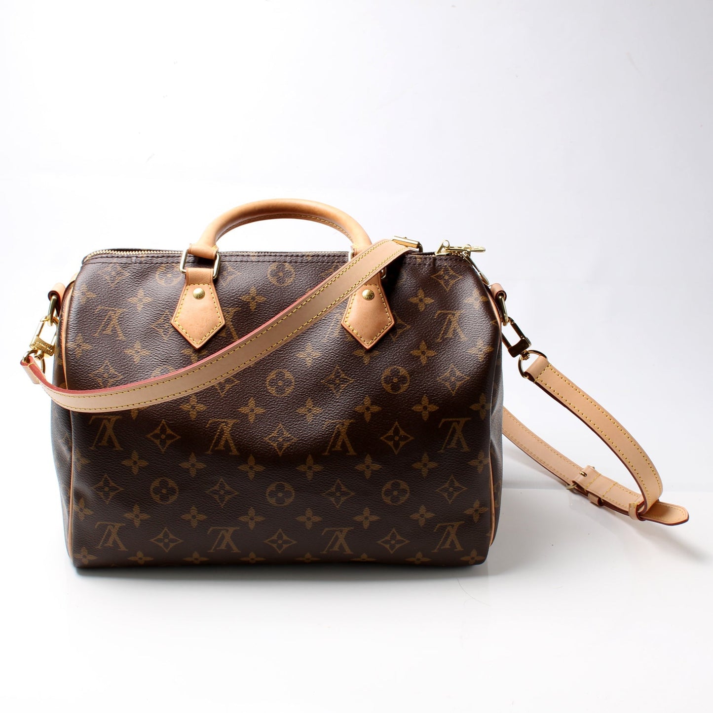 Louis Vuitton Speedy 30 Bandouliere Monogram Handbag Monogram 25