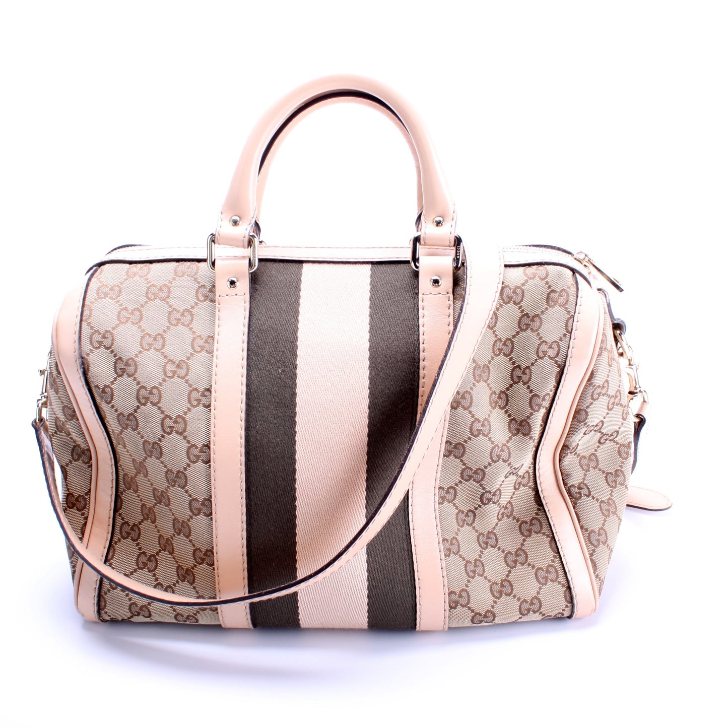 Gucci Boston Canvas Travel Bag Canvas 11