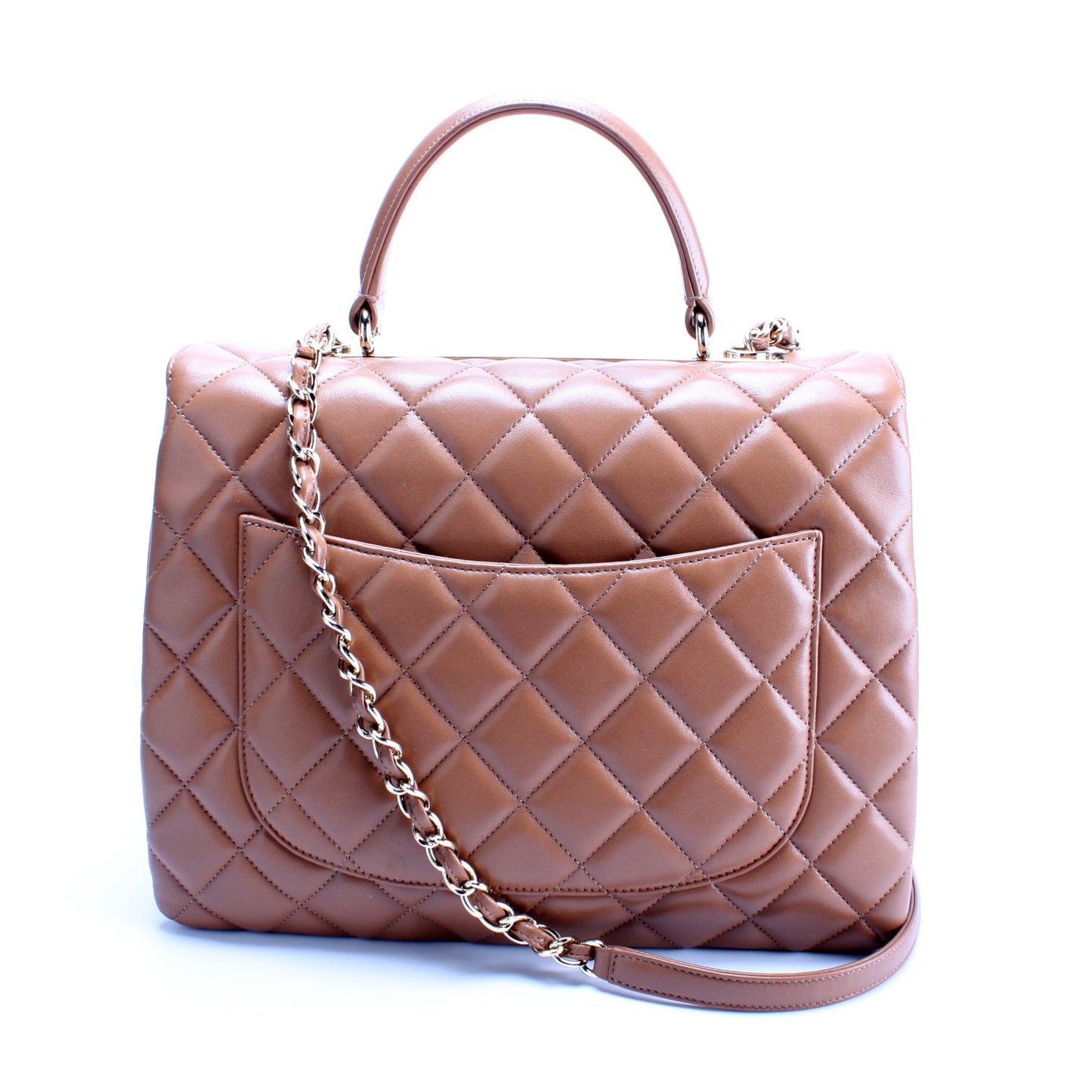Chanel Trendy Top Handle Lambskin 23M Handbag