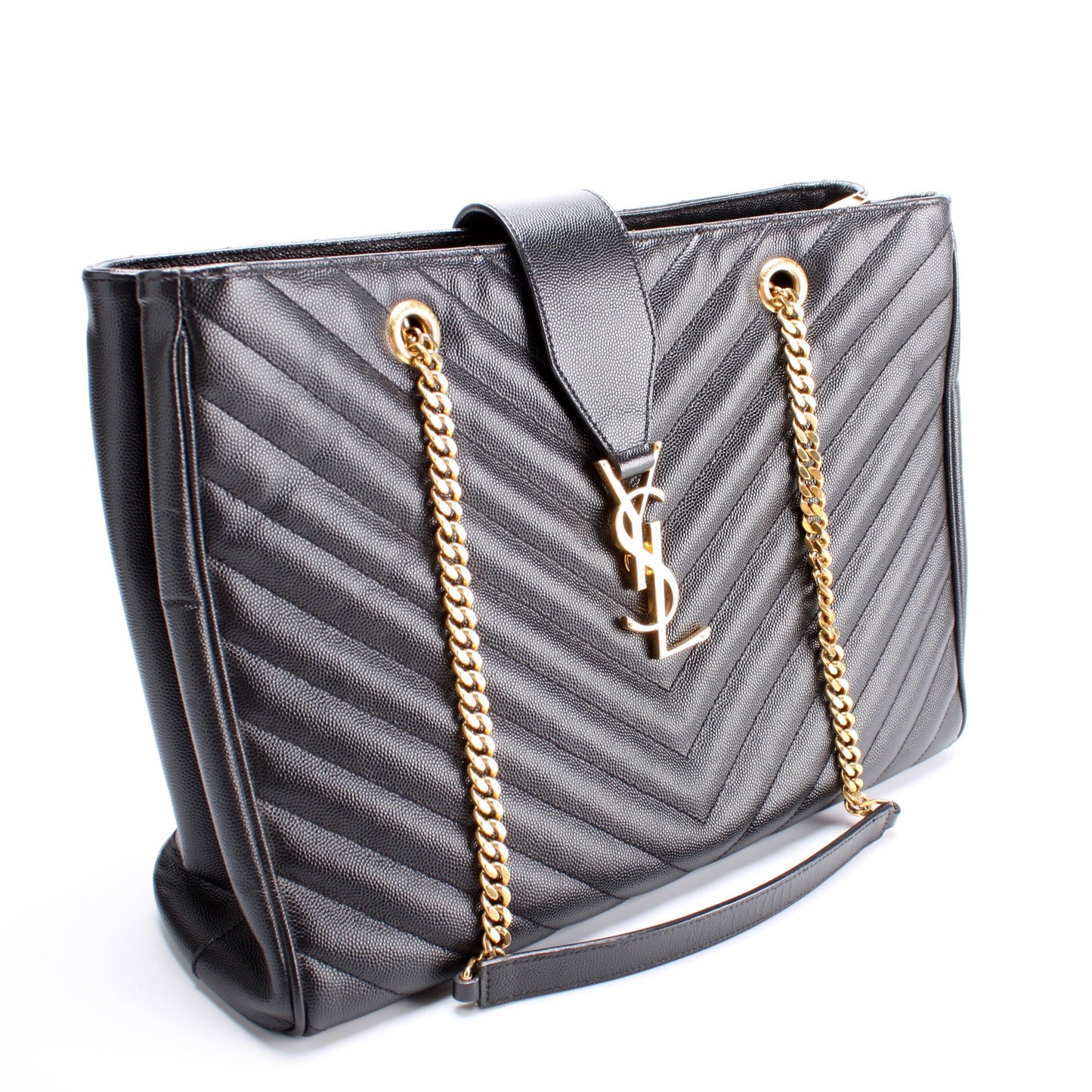 YSL Saint Laurent Saint Laurent Grain De Poudre Shopping Tote Tote Bag