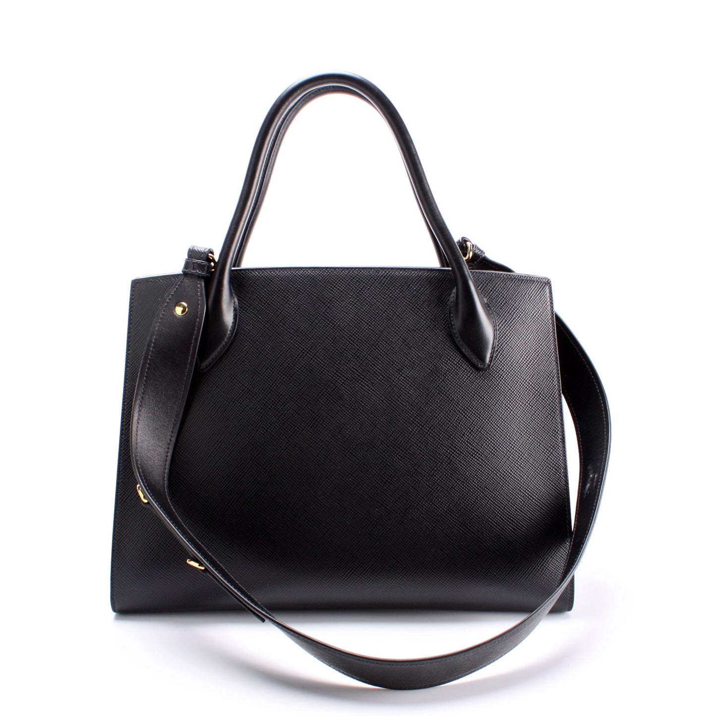 Prada Monochrome Saffiano Tote Bag Medium