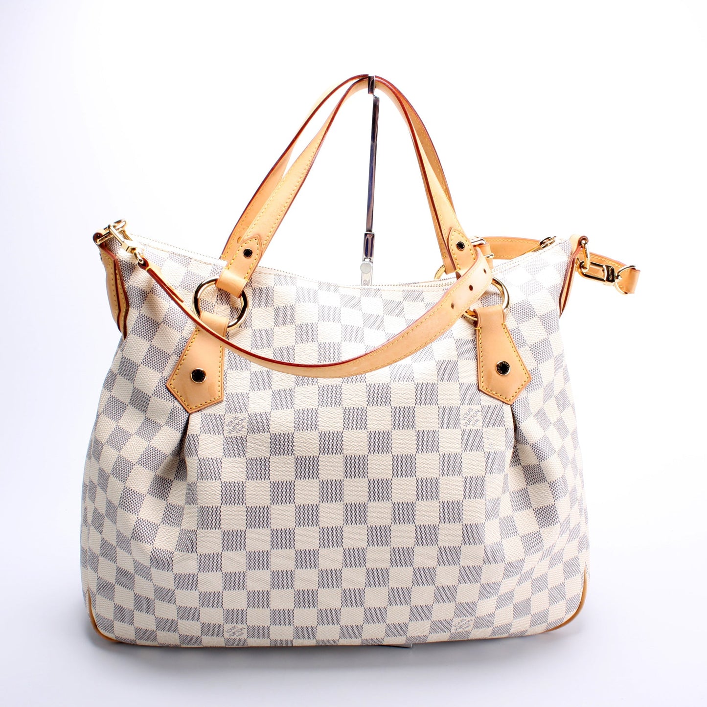Louis Vuitton Evora MM Azur Damier Handbag Azur 6