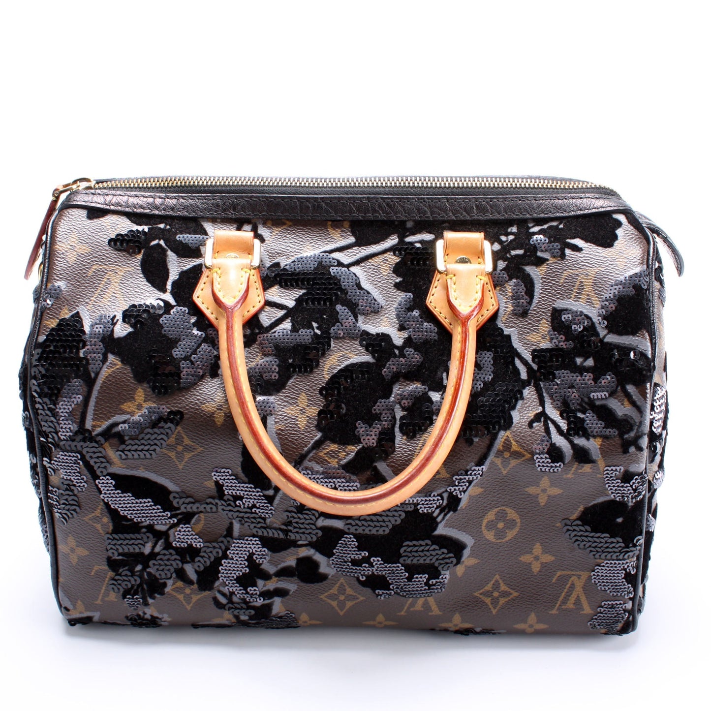 Louis Vuitton Speedy 30 Fleur De Jais Handbag