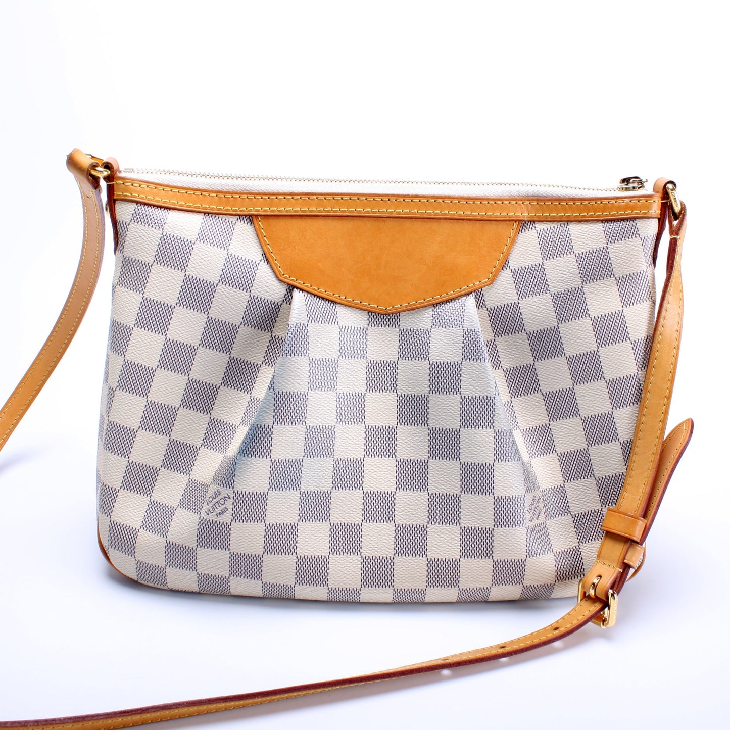 Louis Vuitton Siracusa Azur PM Damier Handbag Azur 6