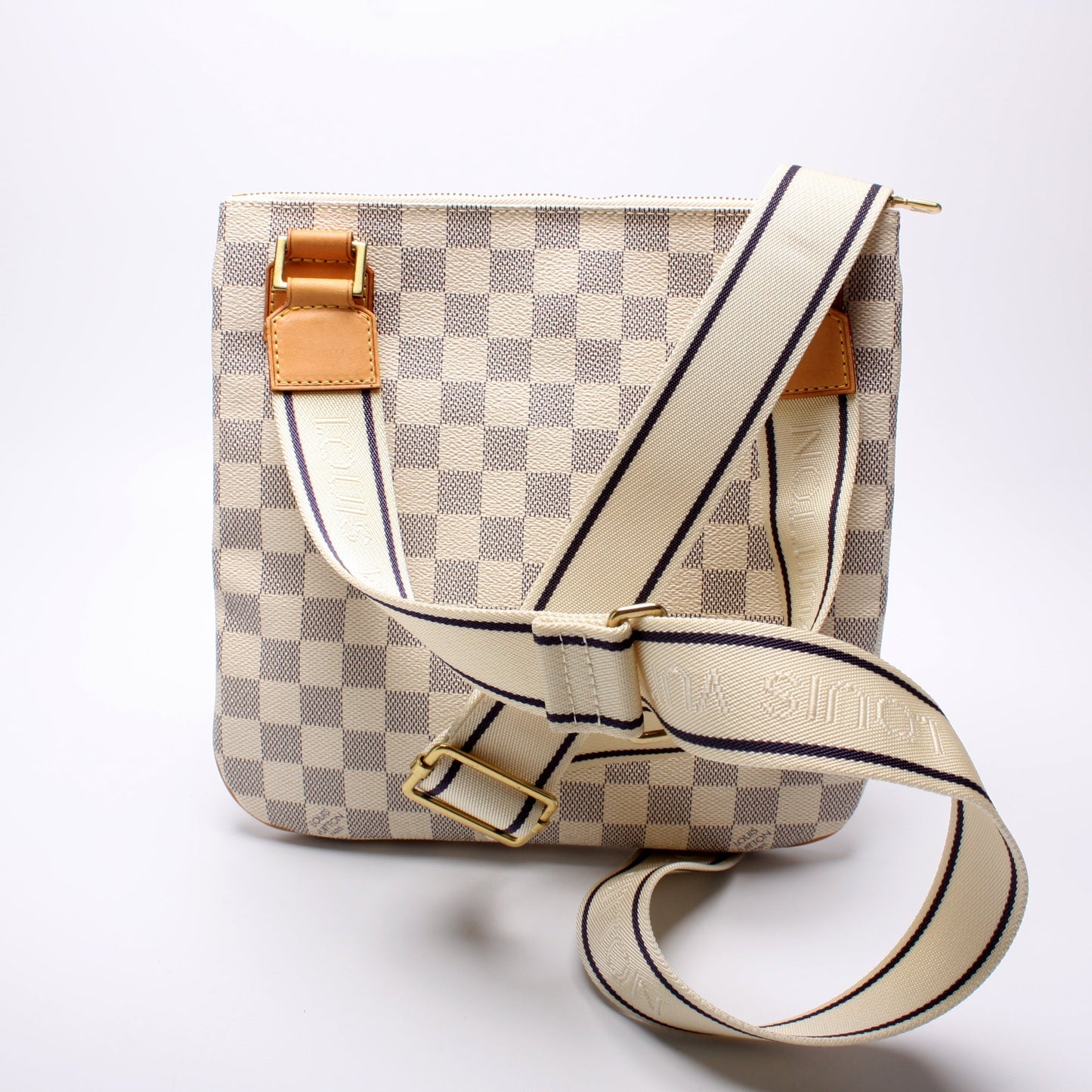 Louis Vuitton Pochette Bosphore Azur Damier Clutch Bag Azur 12