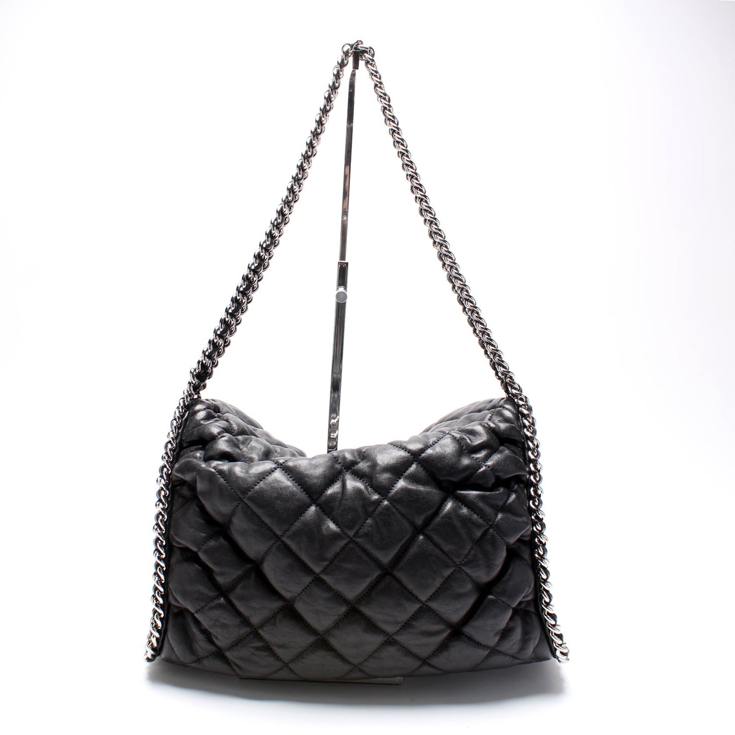 Chanel Around Hobo Lambskin 15M Shoulder Bag