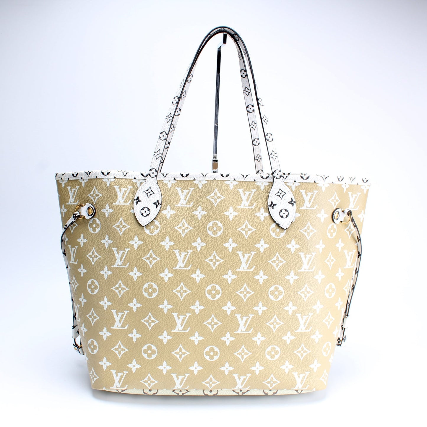Louis Vuitton Neverfull MM w Giant Monogram Wallet Case