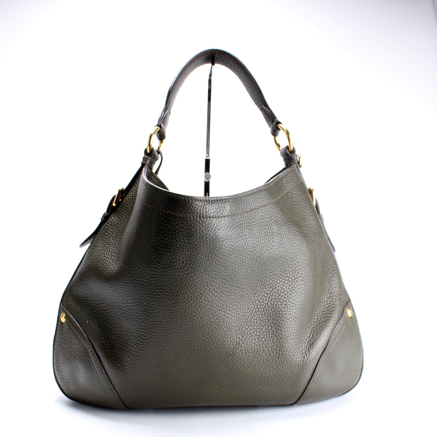 Prada Vitello Daino Snap Hobo Bag Travel Bag