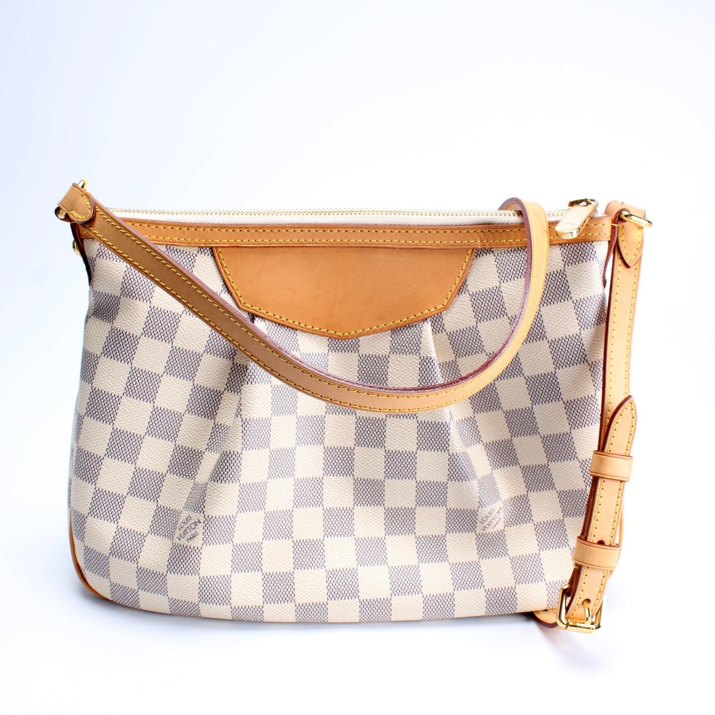 Louis Vuitton Siracusa Azur PM Damier Handbag Damier Azur