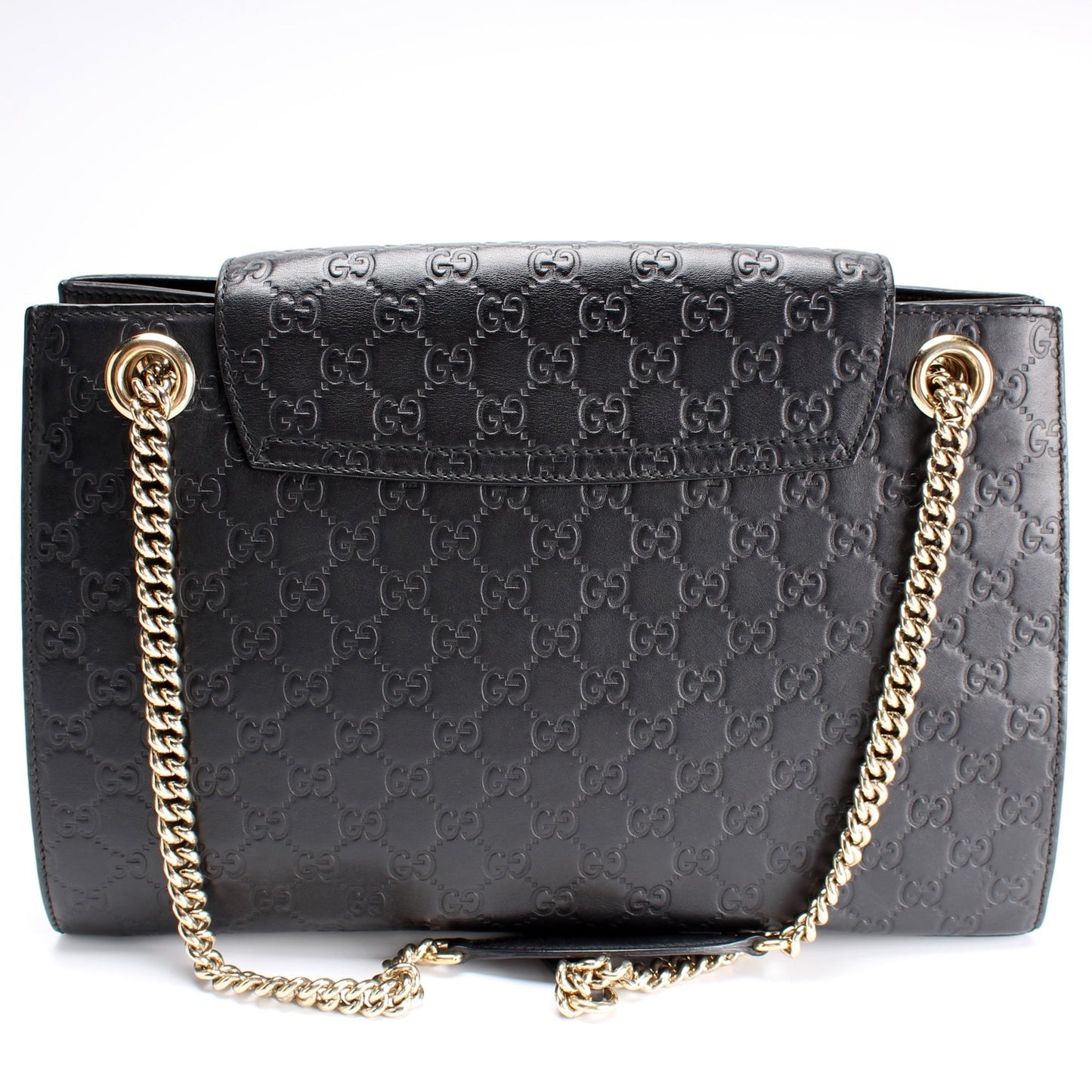 Gucci GG Emilie Canvas Chain Shoulder Bag