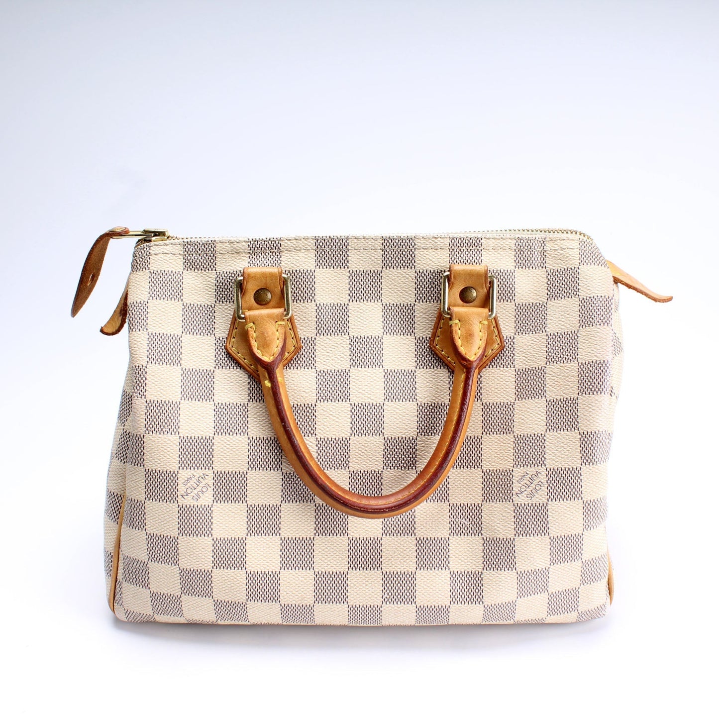 Louis Vuitton Speedy 25 Azur Damier Handbag Azur 5