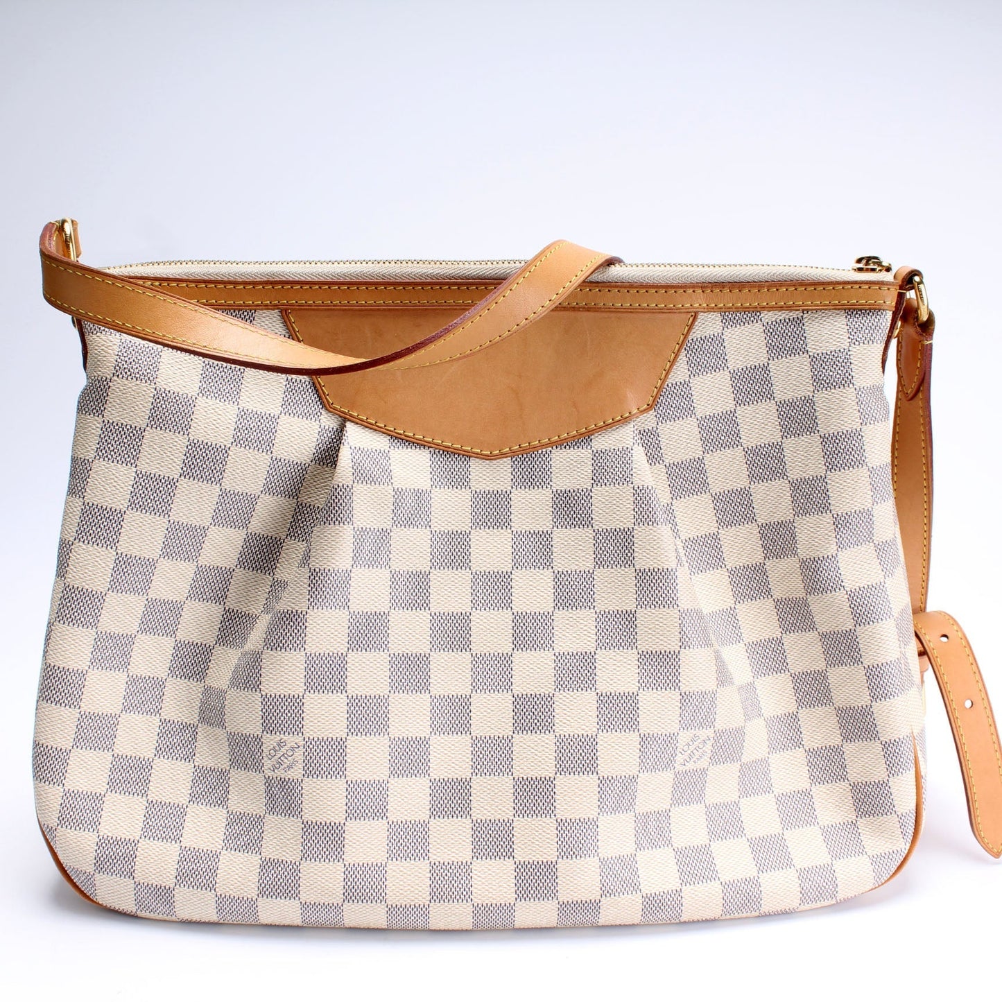 Louis Vuitton Siracusa Azur MM Damier Handbag Azur 1