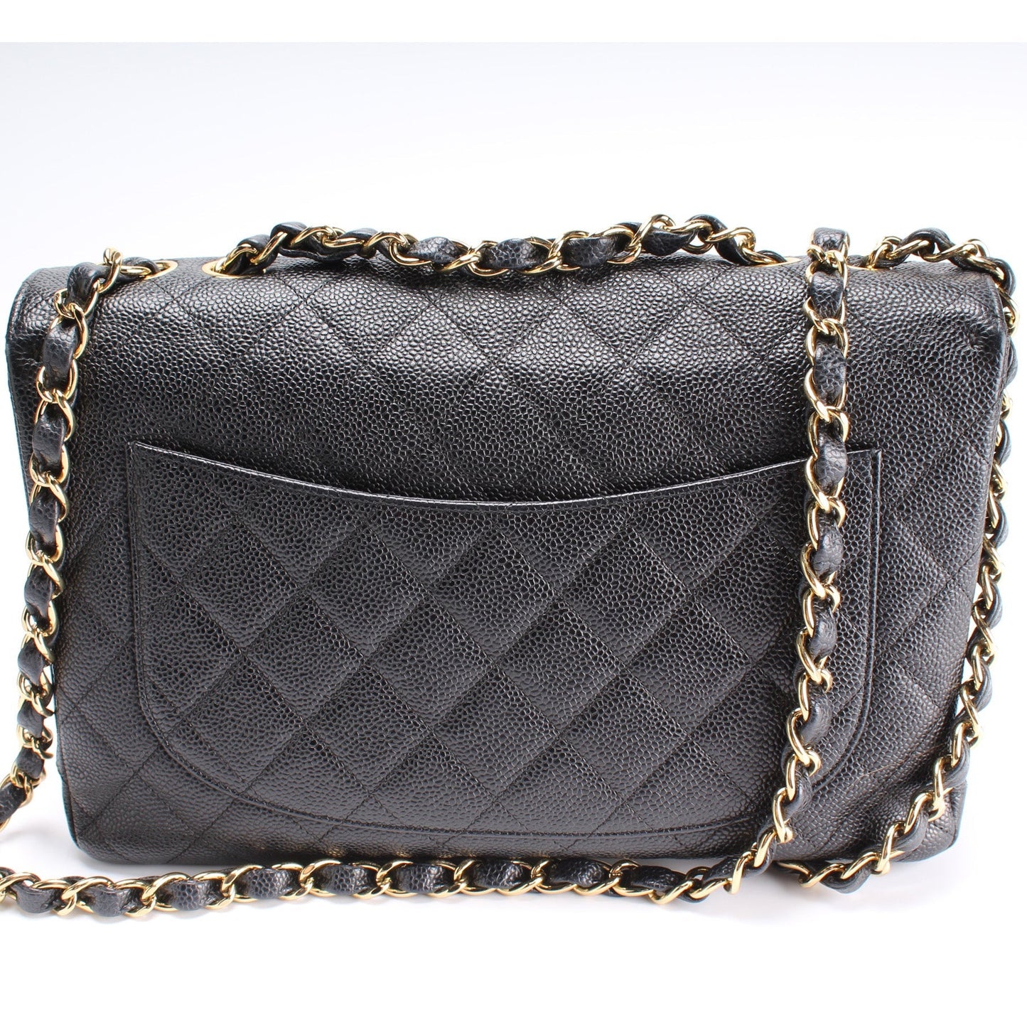 Chanel Classic Flap Jumbo Caviar 11M Handbag