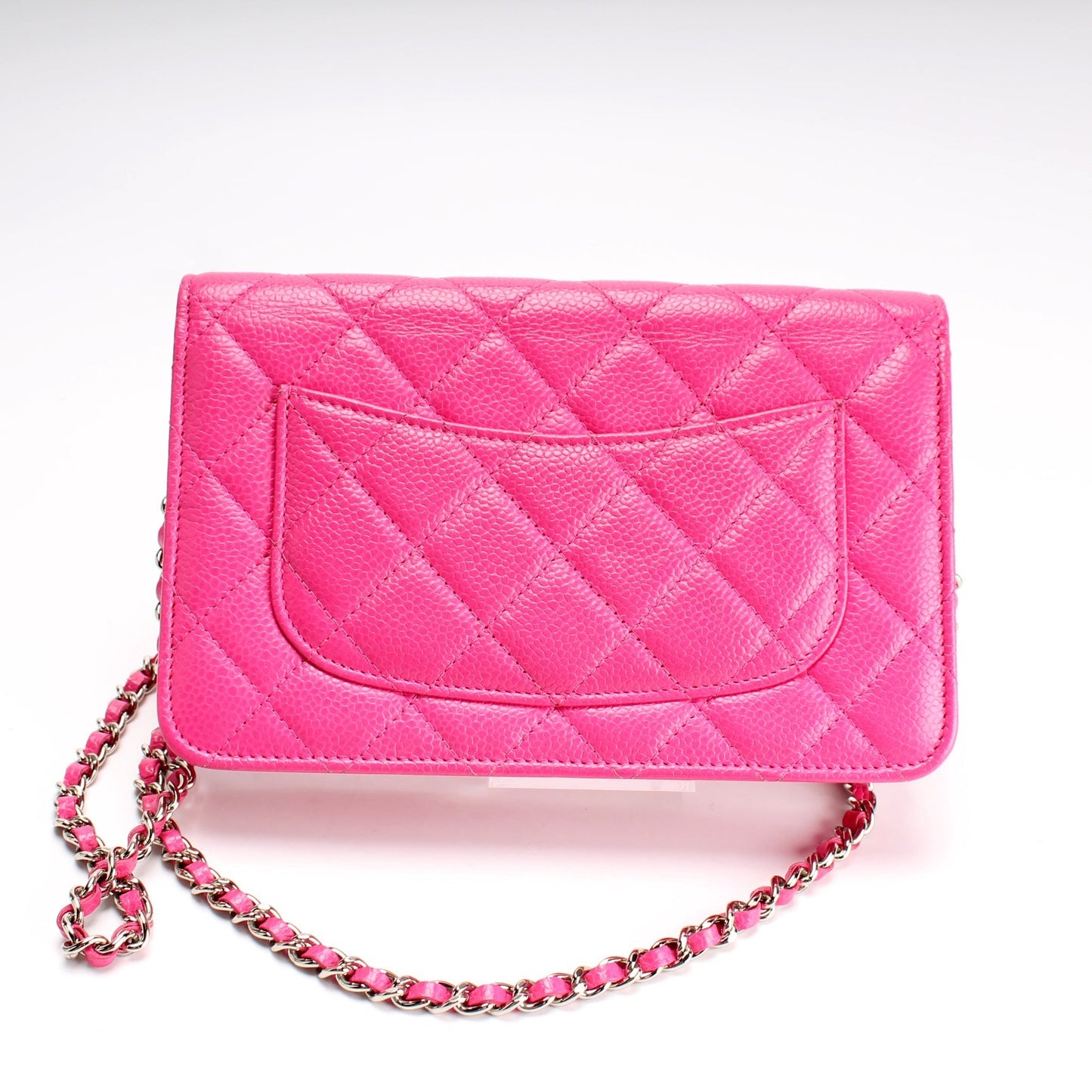 Chanel WOC Classic Quilted Caviar 21M Clutch Bag