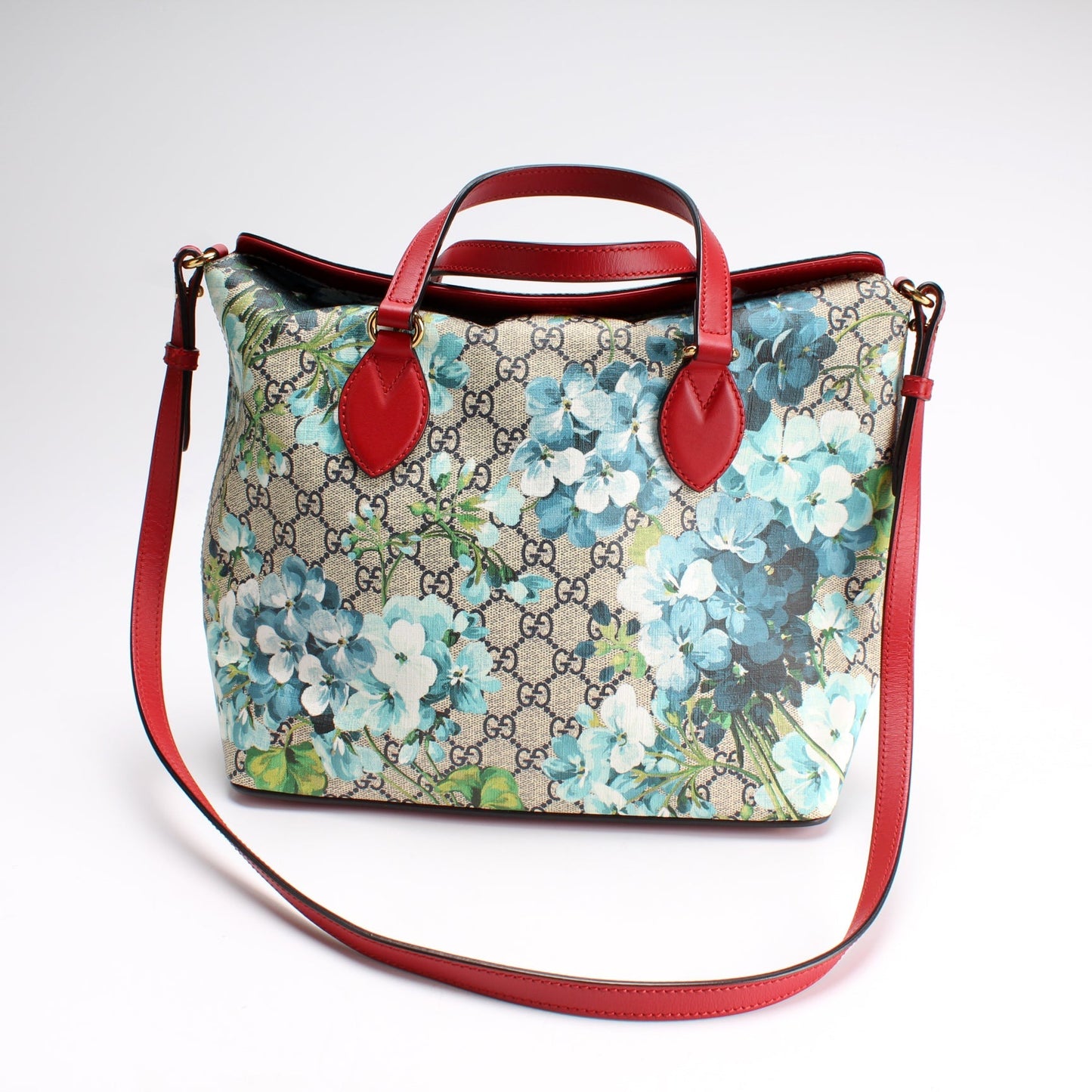Gucci GG Blooms Fold Over Tote Bag