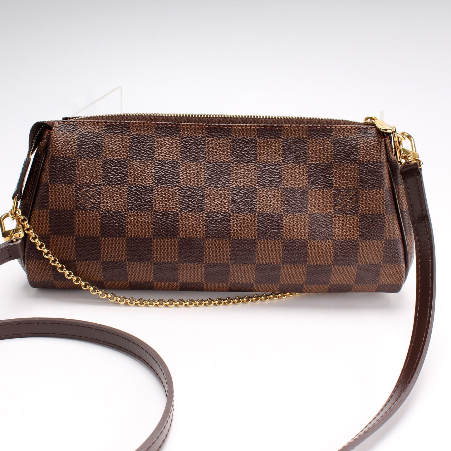 Louis Vuitton Eva Ebene Damier Clutch Bag Ebene 2