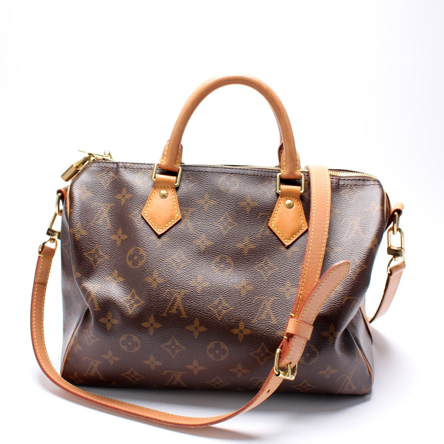 Louis Vuitton Speedy 30 Bandouliere Monogram Handbag Monogram 5