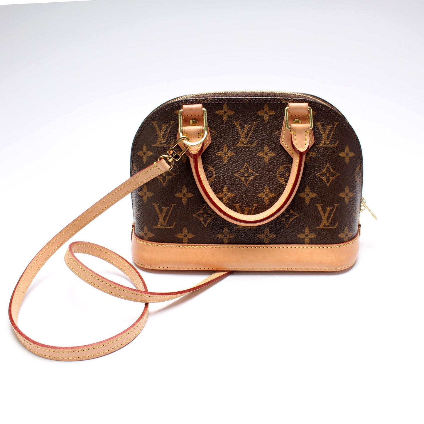 Louis Vuitton Alma BB Monogram Handbag Monogram 5