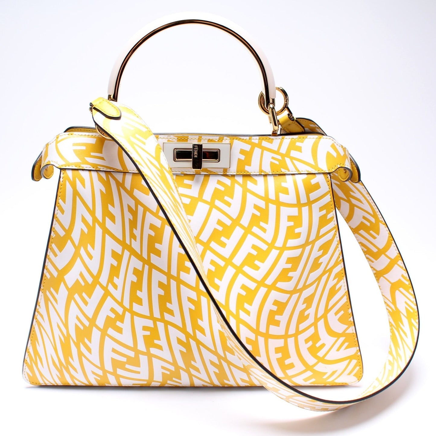 Fendi Peekaboo Ff Vertigo Bag Medium Travel Bag