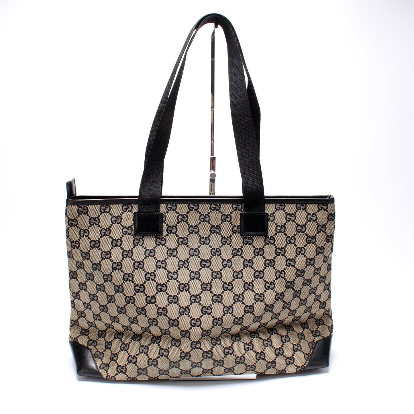 Gucci 019- GG Zip Canvas Tote Bag
