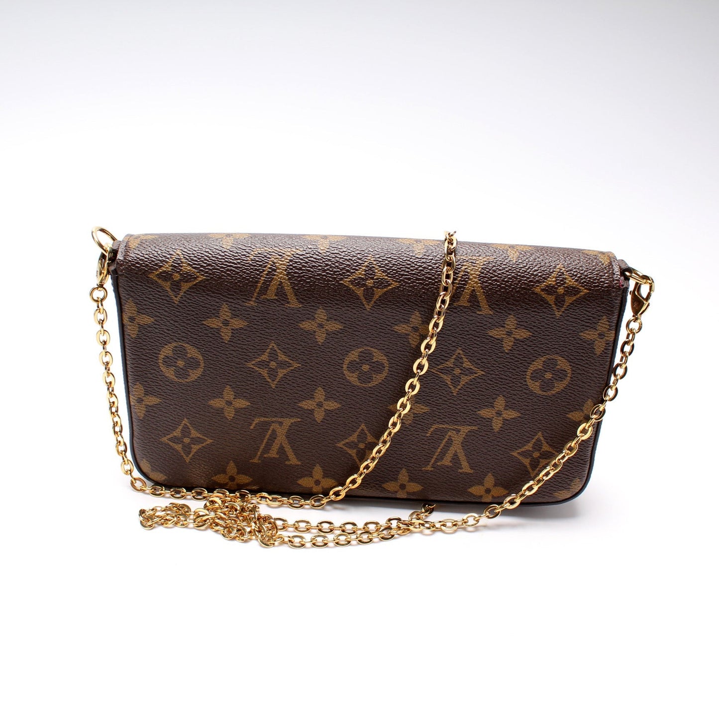 Louis Vuitton Pochette Felicie Christmas Monogram Clutch Bag