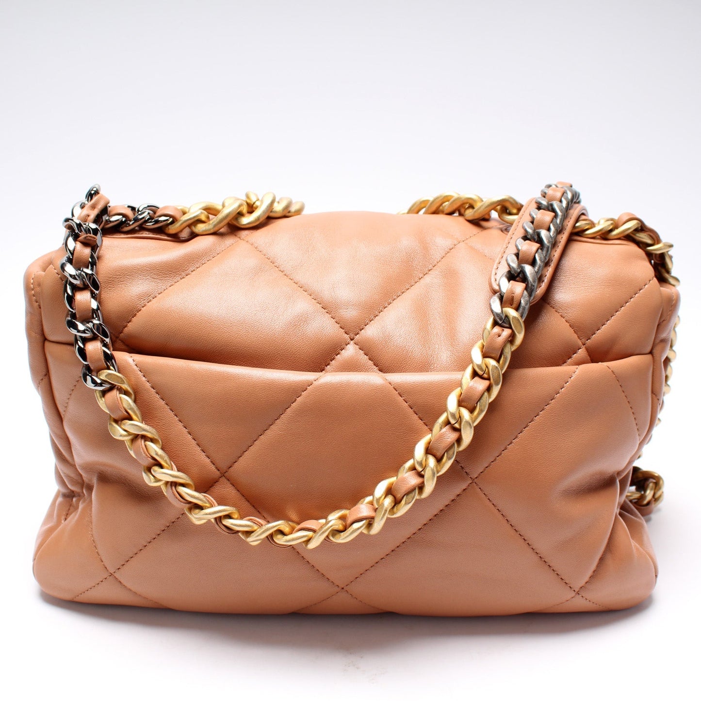 Chanel Quilted Goatskin 19 Flap 30+M Handbag