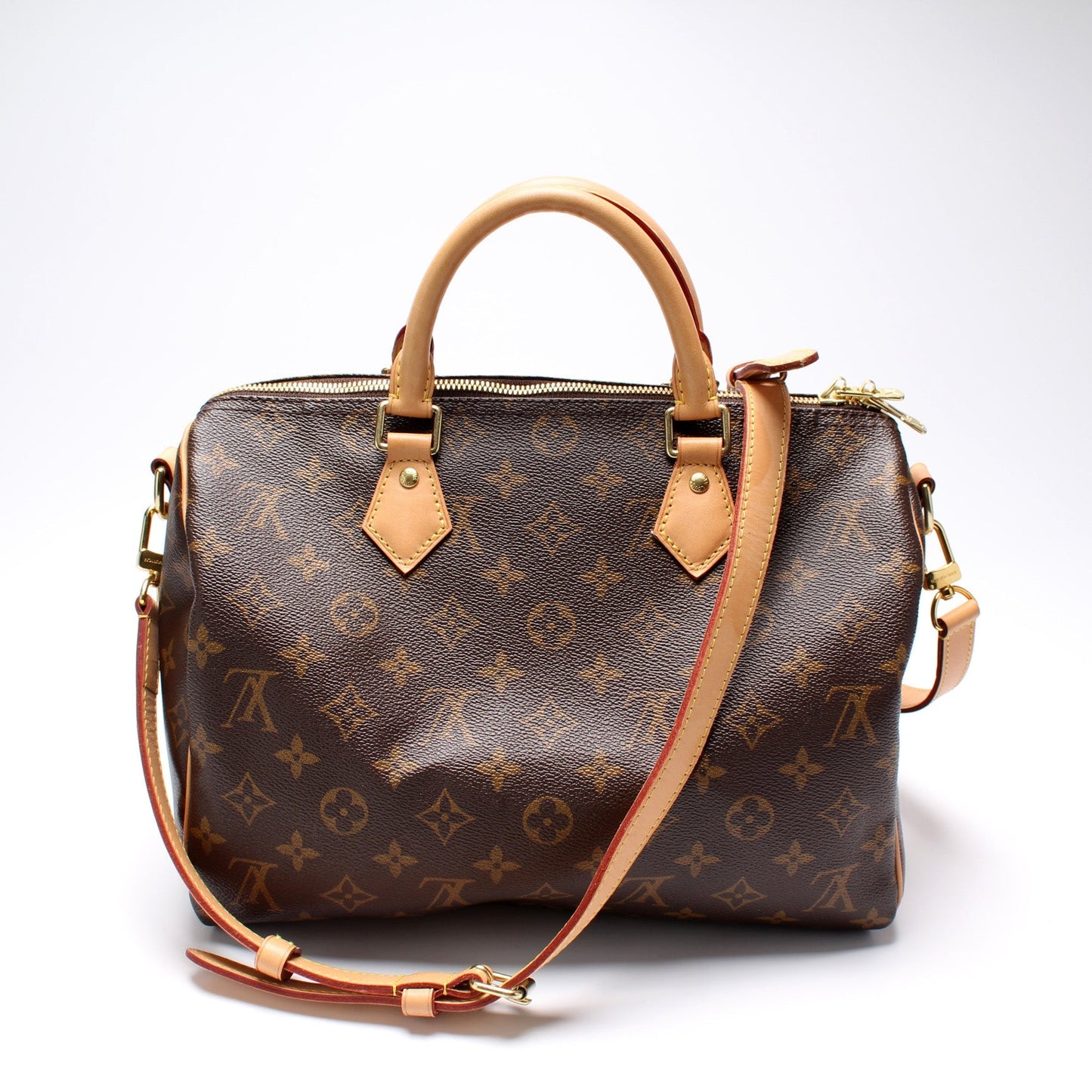 Louis Vuitton Speedy 30 Bandouliere Monogram Handbag Monogram 10
