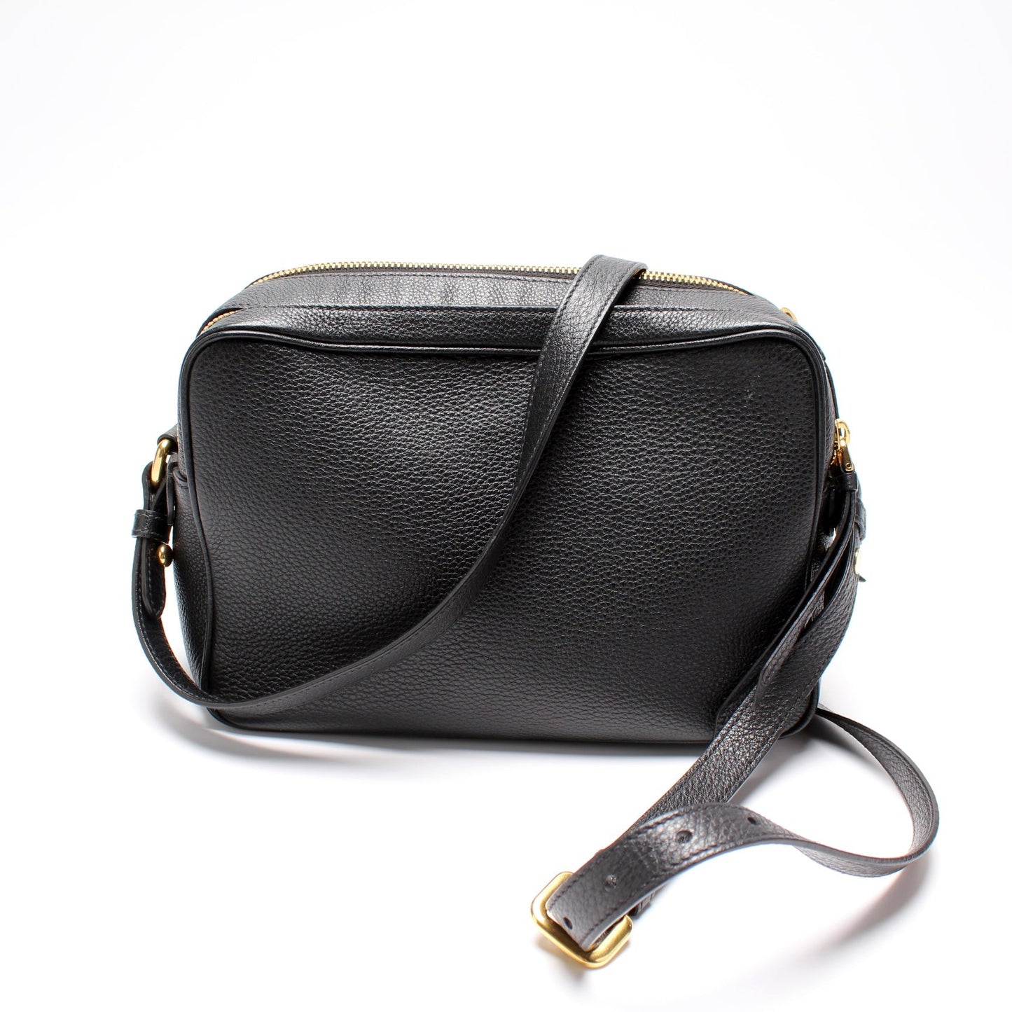 Prada Vitello Daino Double Zip Camera Bag Travel Bag